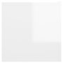 Voir la diapositive 5 : VIDAXL Meuble TV suspendu Blanc brillant 60x30x30 cm