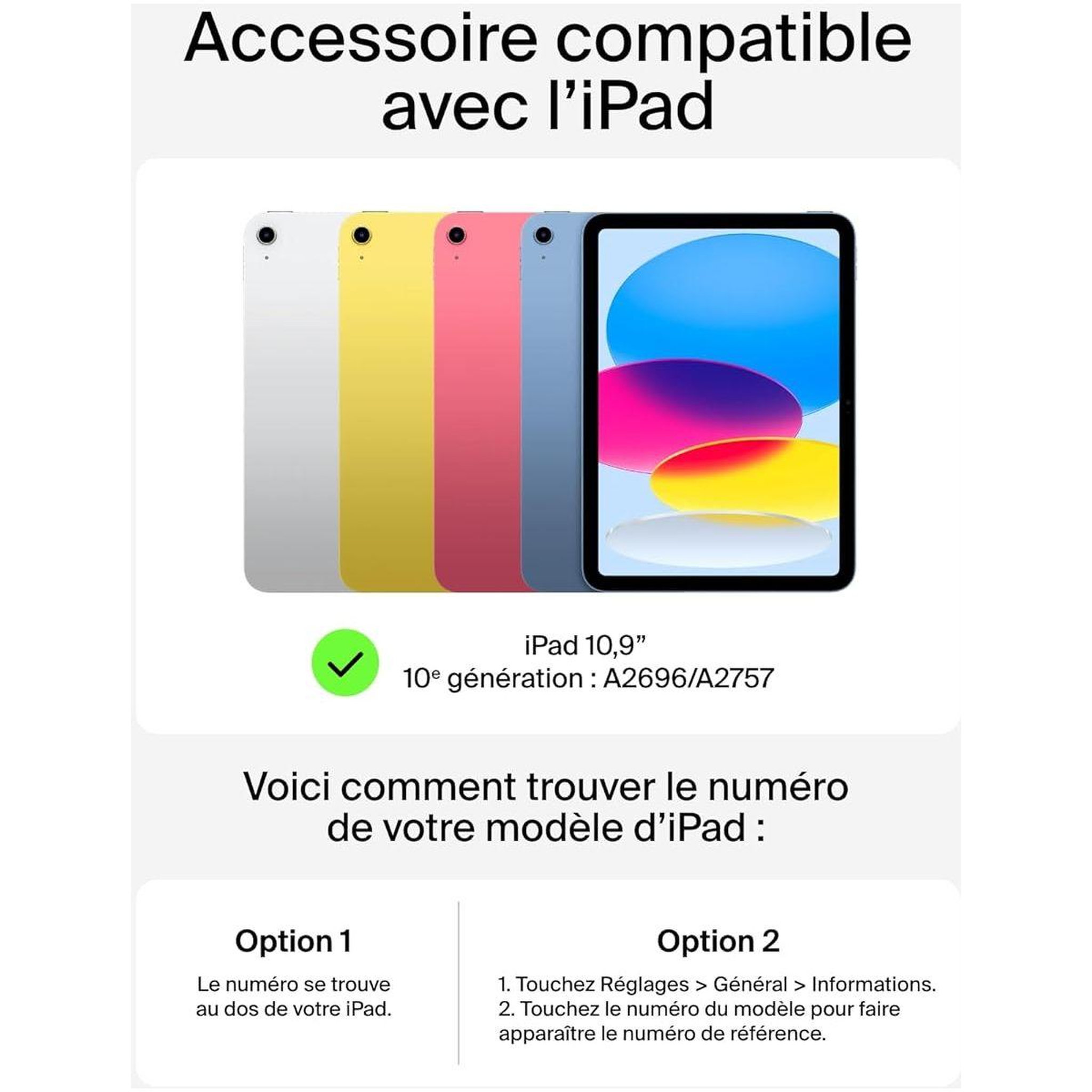 Voir la diapositive 2 : Belkin Clavier tablette Everyday iPad 10,9  (10e gén.)