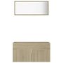 Voir la diapositive 5 : VIDAXL Ensemble de meubles de salle de bain 2 pcs chene sonoma