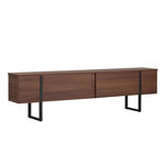 Habitat et Jardin Meuble TV en bois  Onera  - 180 x 30 x 50 cm - Noyer / Noir