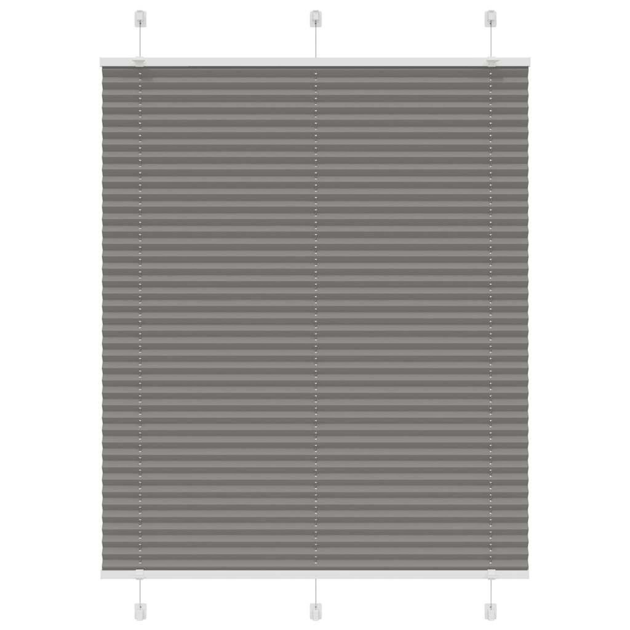 VIDAXL Store plisse anthracite 110x150 cm largeur du tissu 109,4 cm