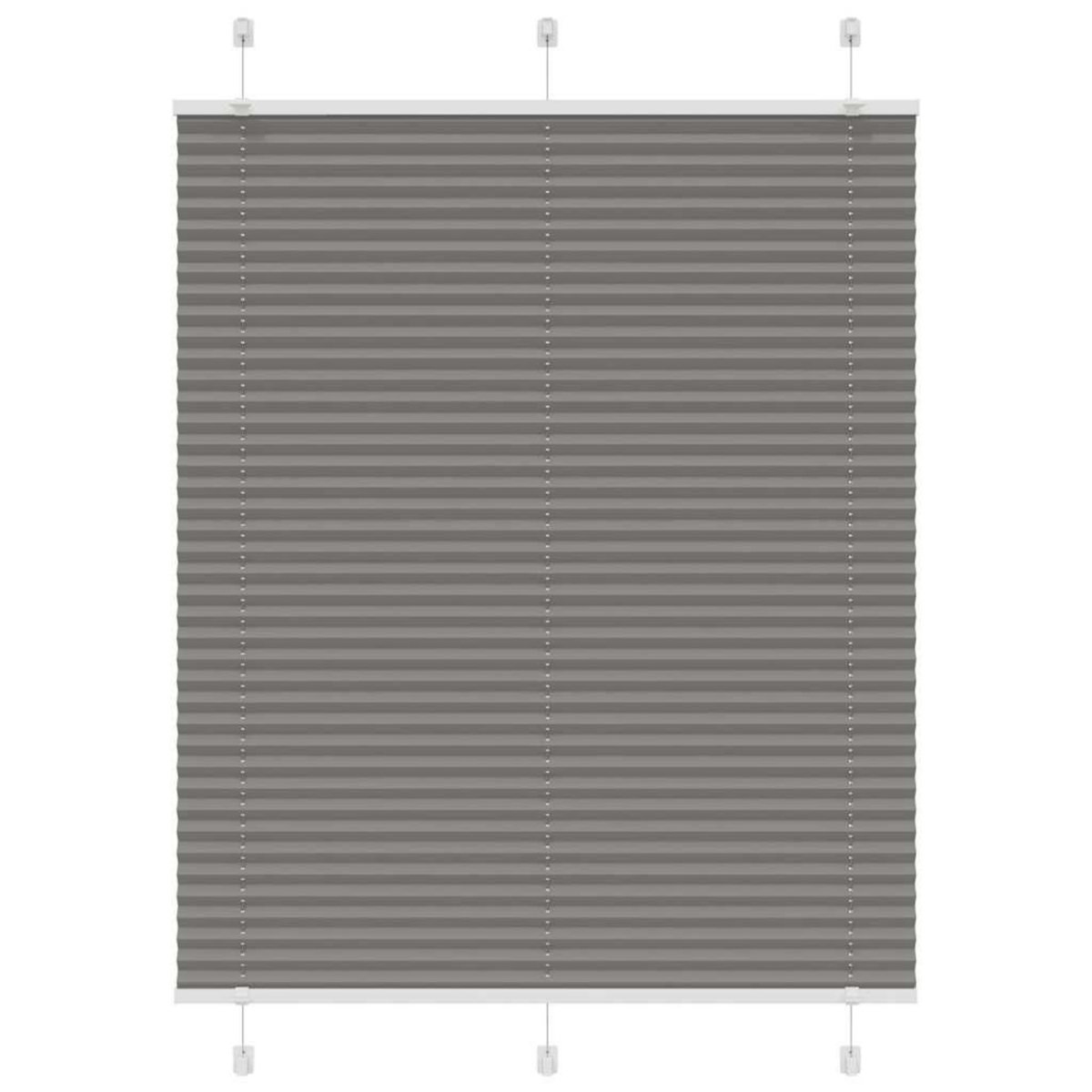 VIDAXL Store plisse anthracite 110x150 cm largeur du tissu 109,4 cm