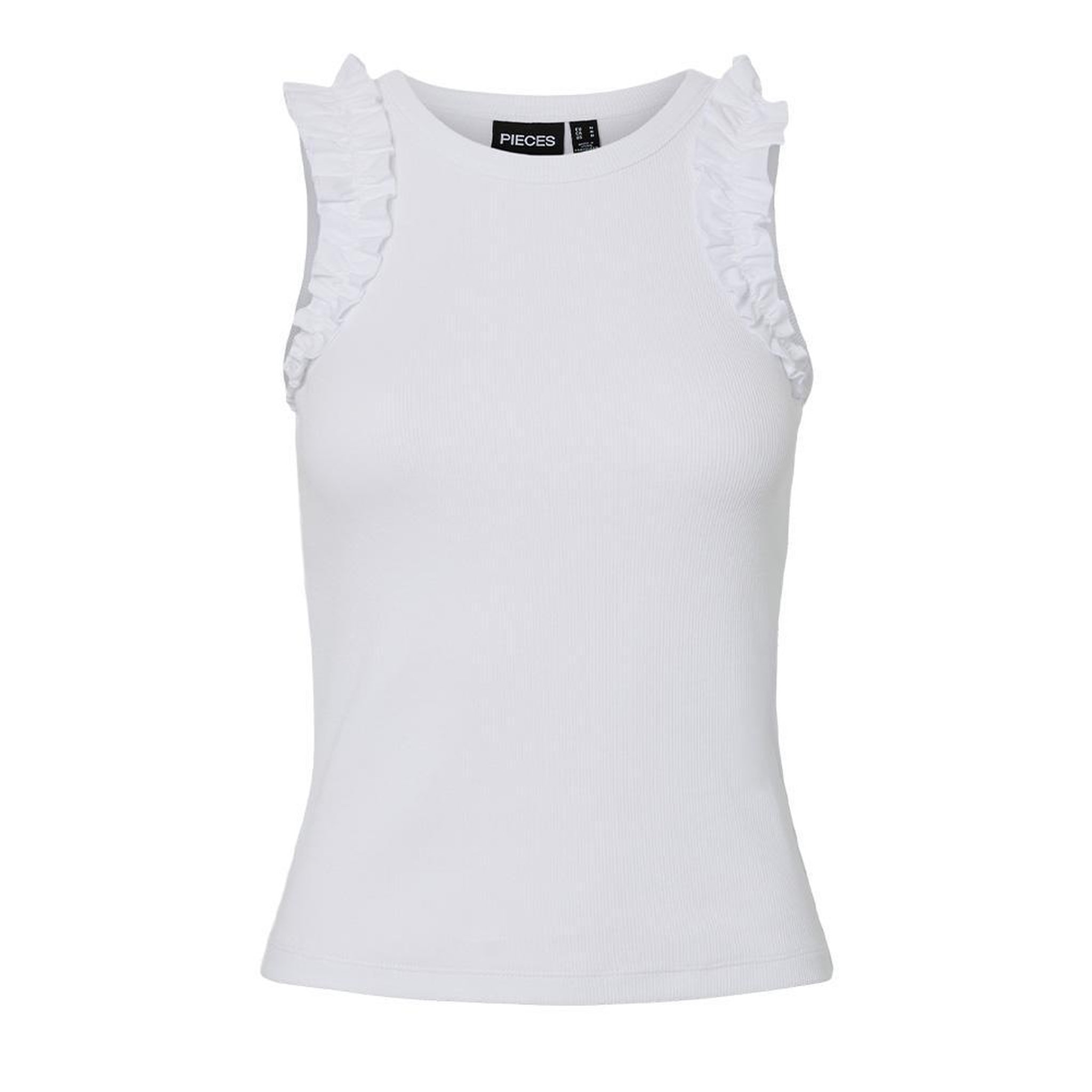 Pieces Débardeur Blanc Femme Pieces Tubana. Coloris disponibles : Blanc