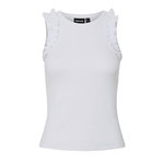 Pieces Débardeur  Femme Pieces Tubana. Coloris disponibles : Blanc