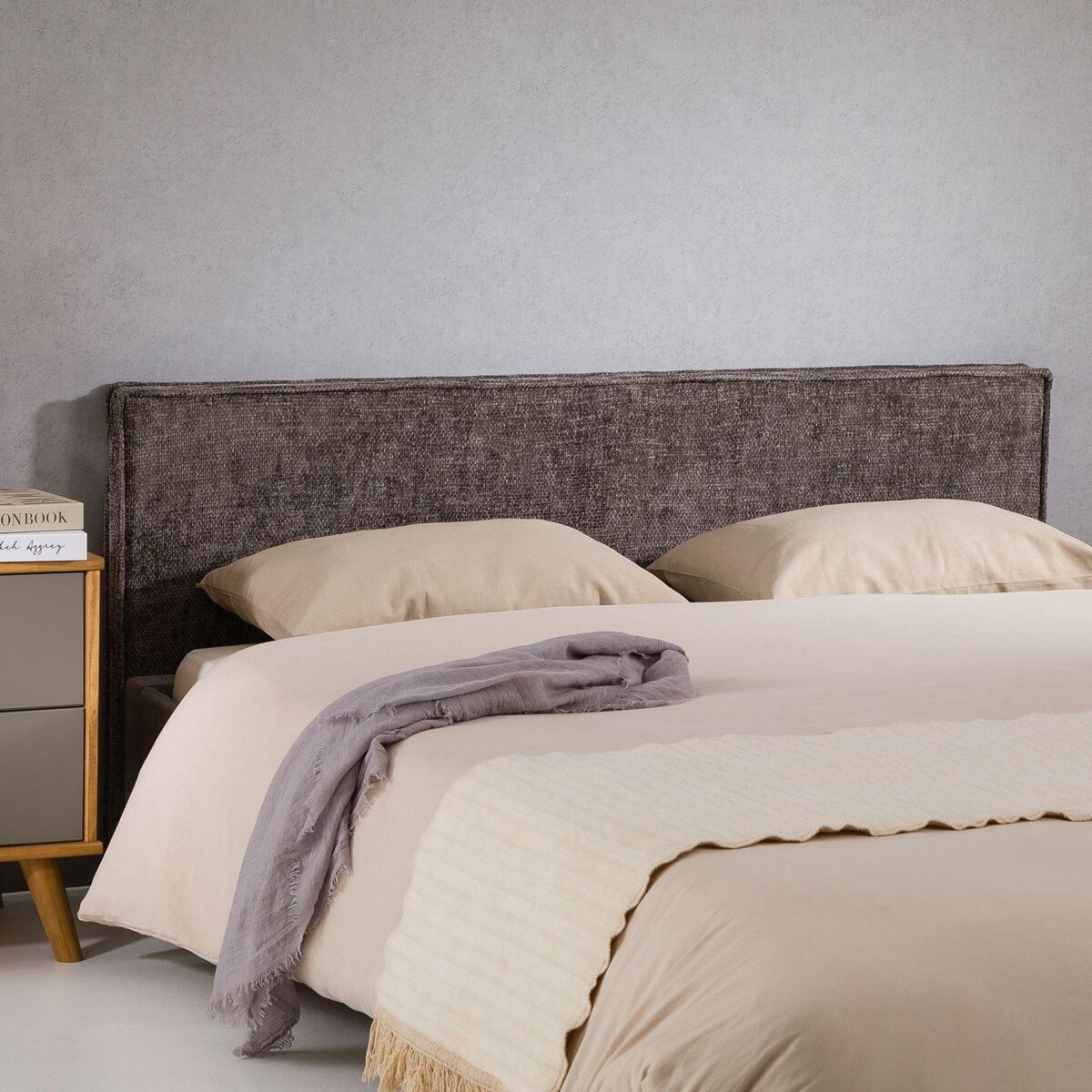 IDIMEX Tête de lit LORETTE 120 sur pieds, en tissu