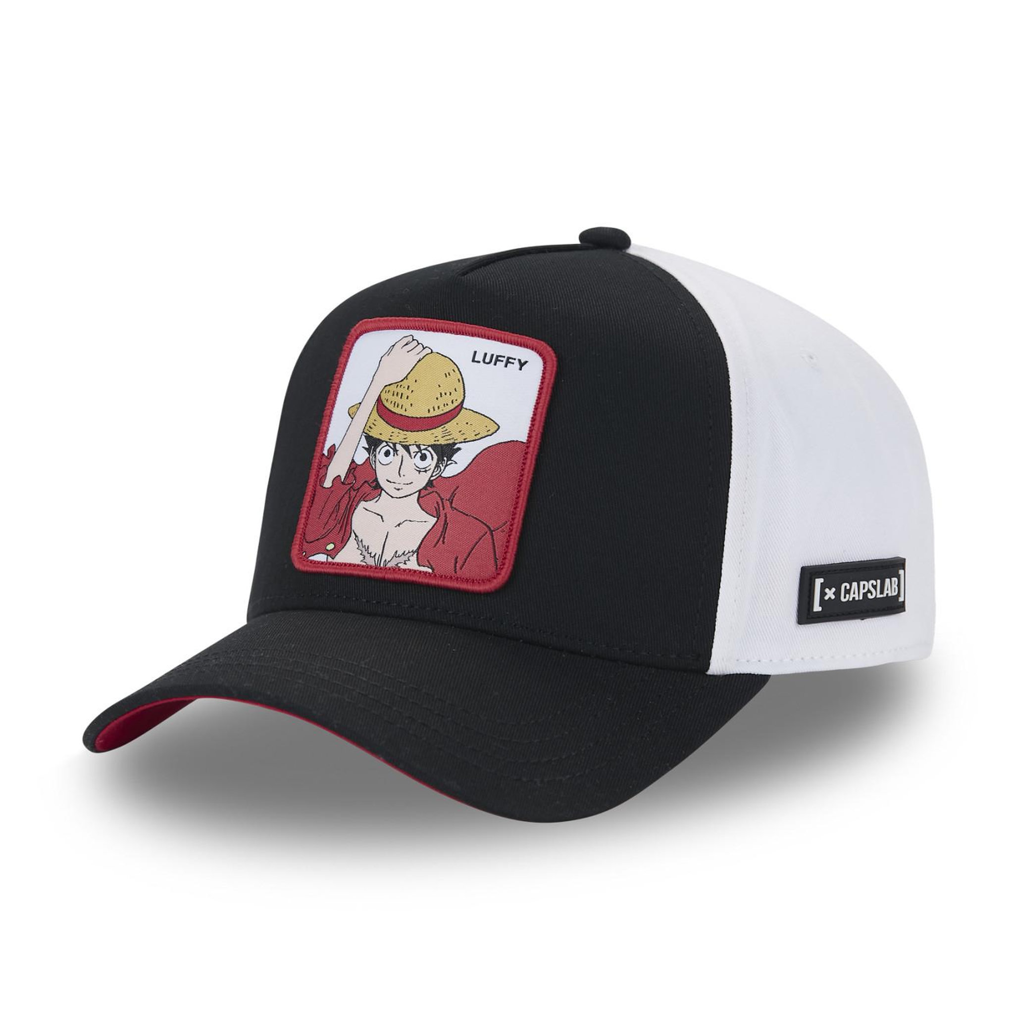 CAPSLAB Casquette trucker One Piece Hat. Coloris disponibles : Noir