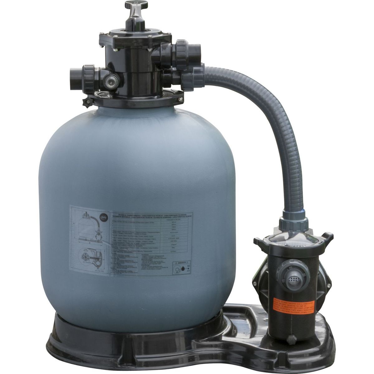 GRE Piscine hors sol bois rectangulaire - 620x420x133cm - EVORA 2020