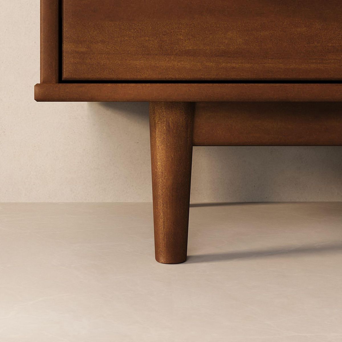 IDIMEX Commode TECCA L 80 cm 4 tiroirs en bois massif