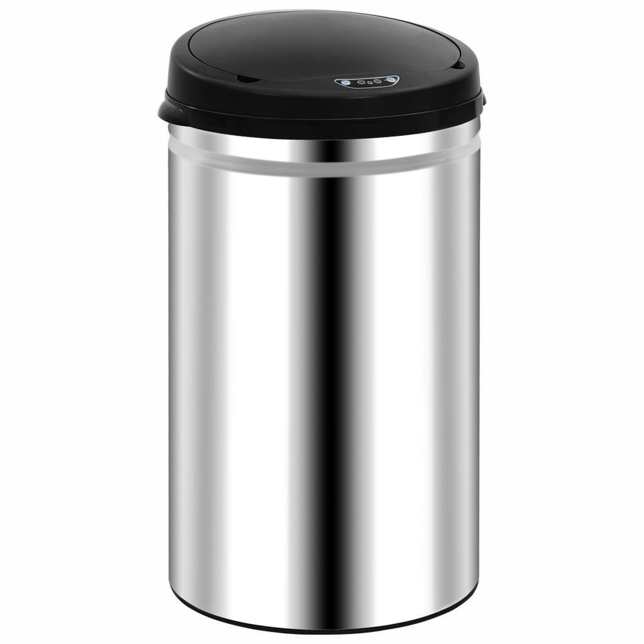 Voir la diapositive 2 : VIDAXL Poubelle a capteur automatique 40 L Acier inoxydable