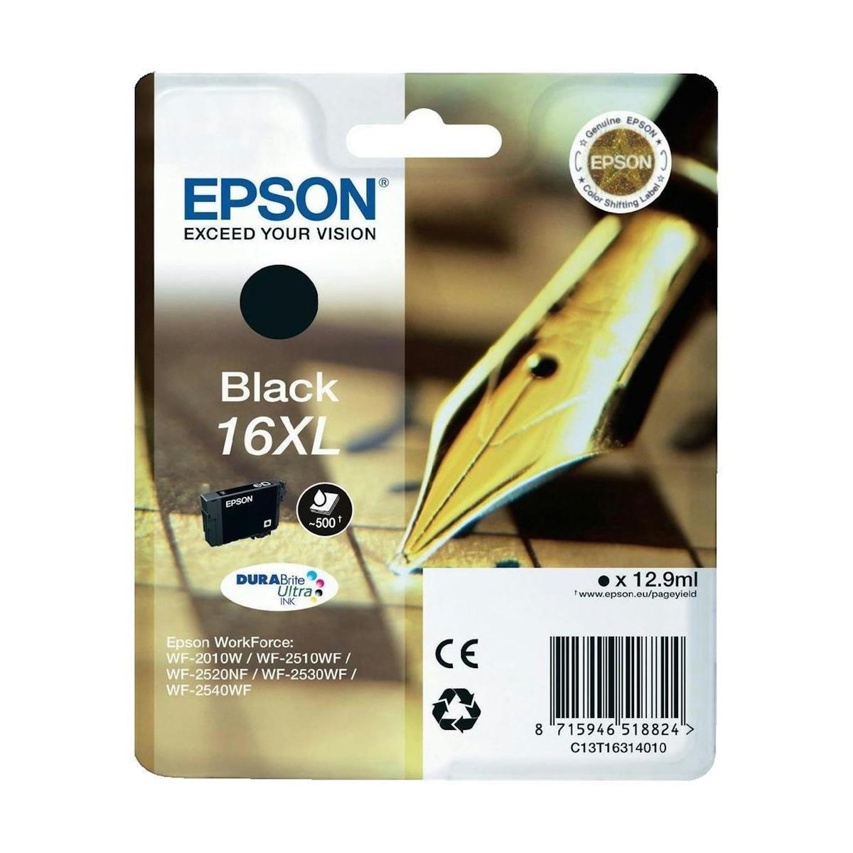 Epson Cartouche d'encre Epson C13T16314010 16XL noire