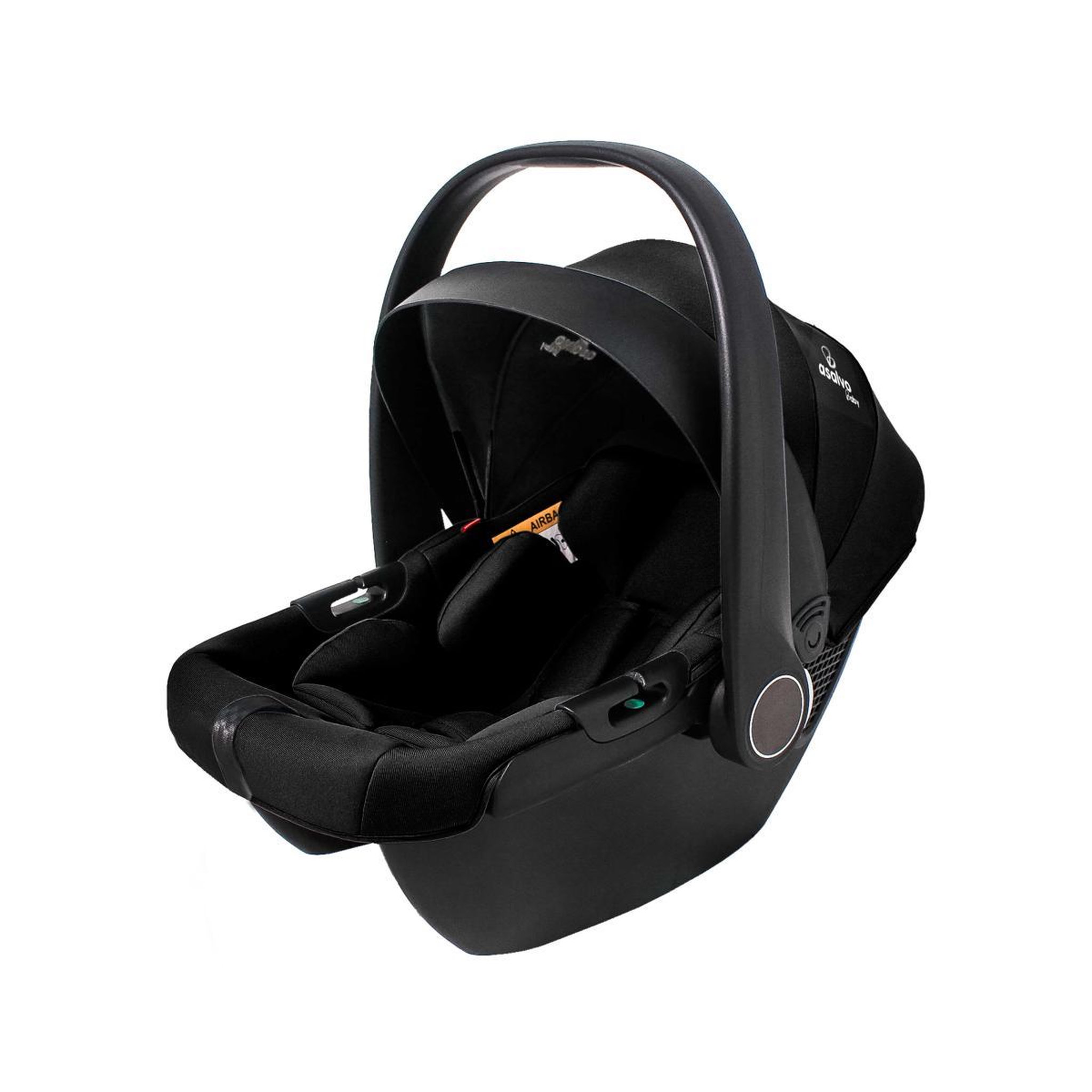 Voir la diapositive 3 : Asalvo Poussette Happy - couleur Noir