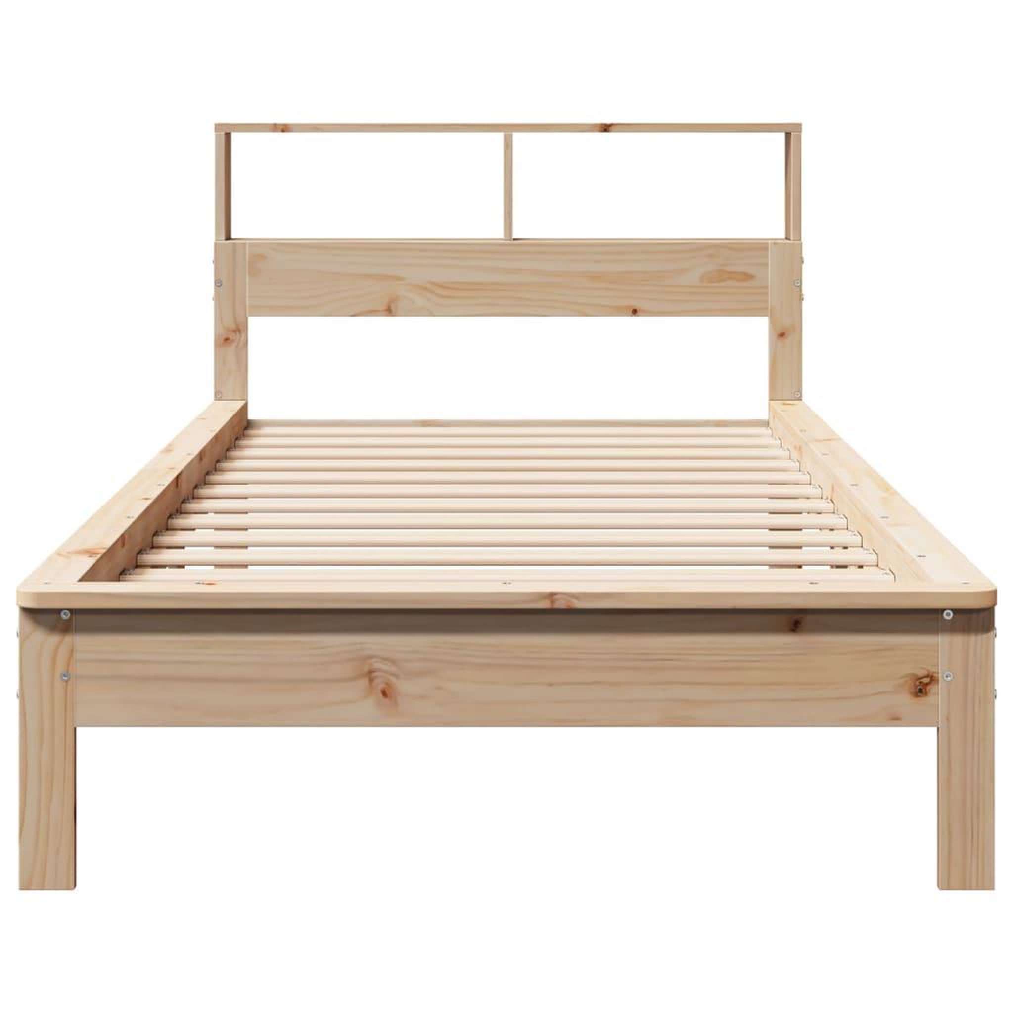 Voir la diapositive 4 : VIDAXL Lit bibliotheque sans matelas 90x200 cm bois de pin massif