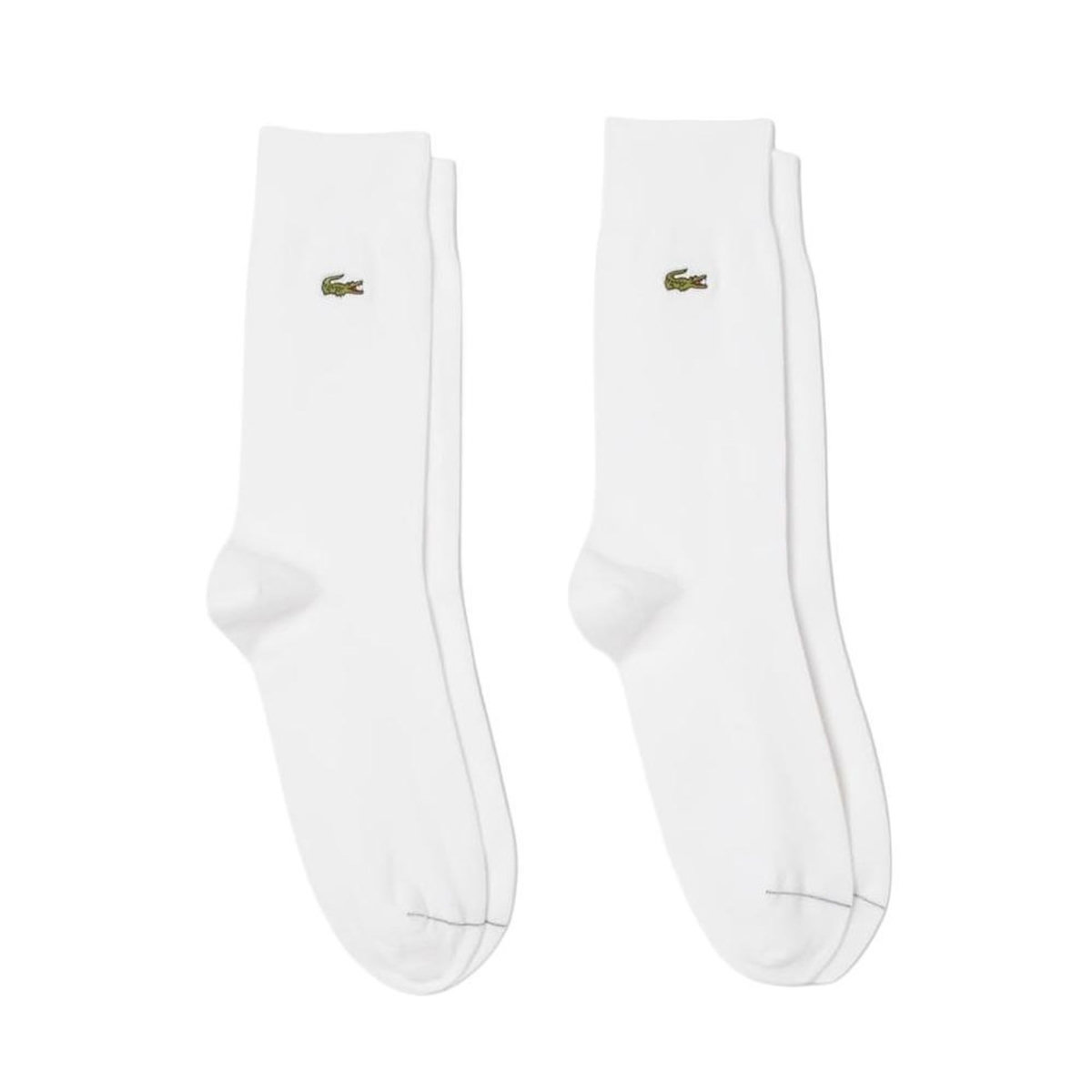 Lacoste Lot de deux paires de chaussettes Blanches Homme Lacoste World