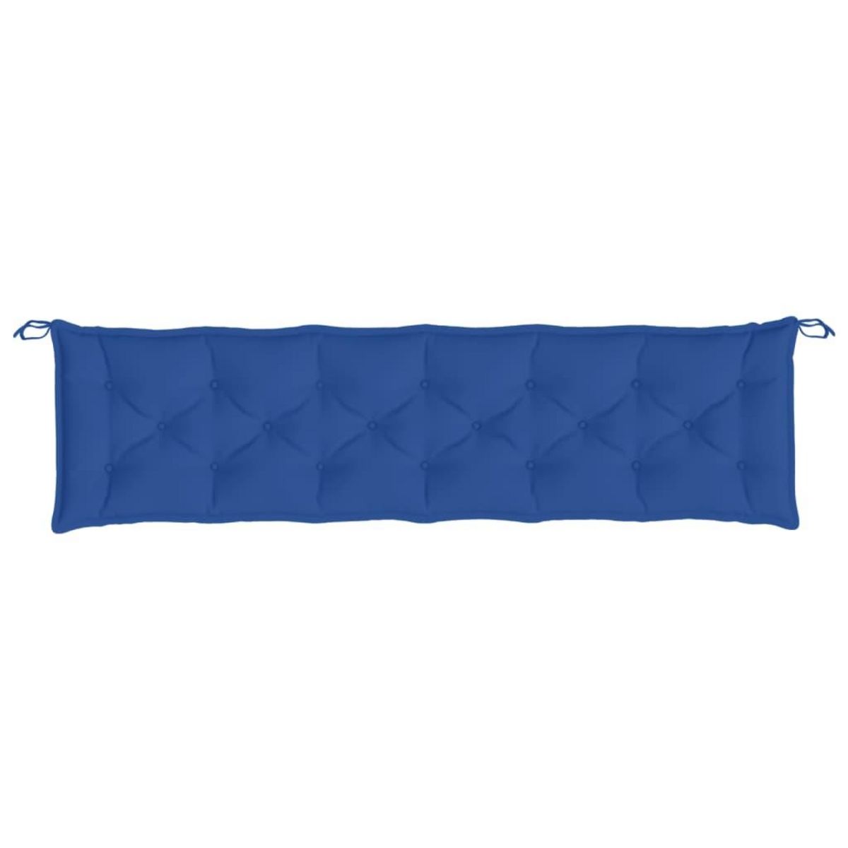 VIDAXL Coussin de banc de jardin bleu royal 200x50x7 cm tissu oxford