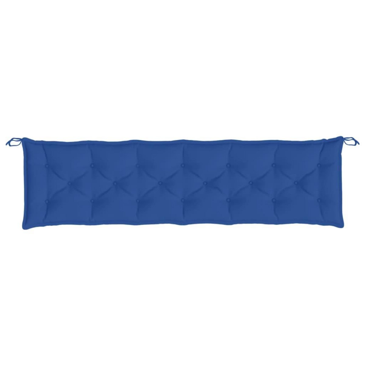 VIDAXL Coussin de banc de jardin bleu royal 200x50x7 cm tissu oxford