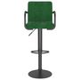 Voir la diapositive 3 : VIDAXL Tabouret de bar Vert fonce Velours