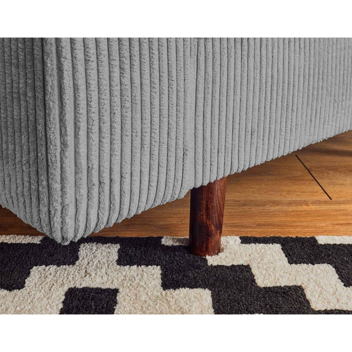 LISA DESIGN Rune - fauteuil - en velours côtelé