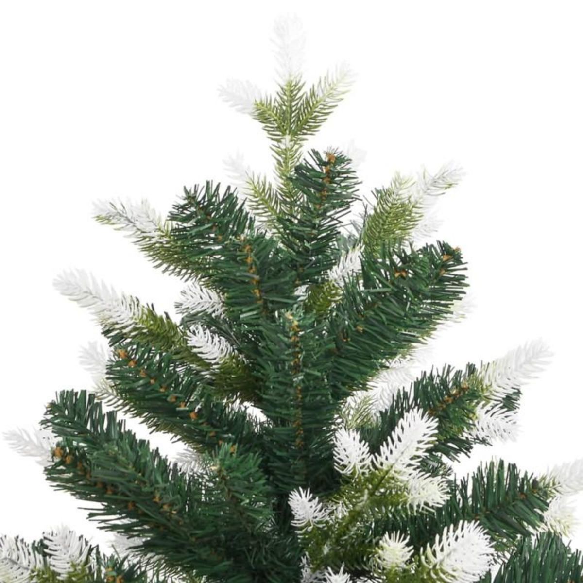 VIDAXL Sapin de Noël artificiel à charnières avec neige floquée 120 cm