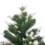Voir la diapositive 5 : VIDAXL Sapin de Noël artificiel à charnières avec neige floquée 120 cm