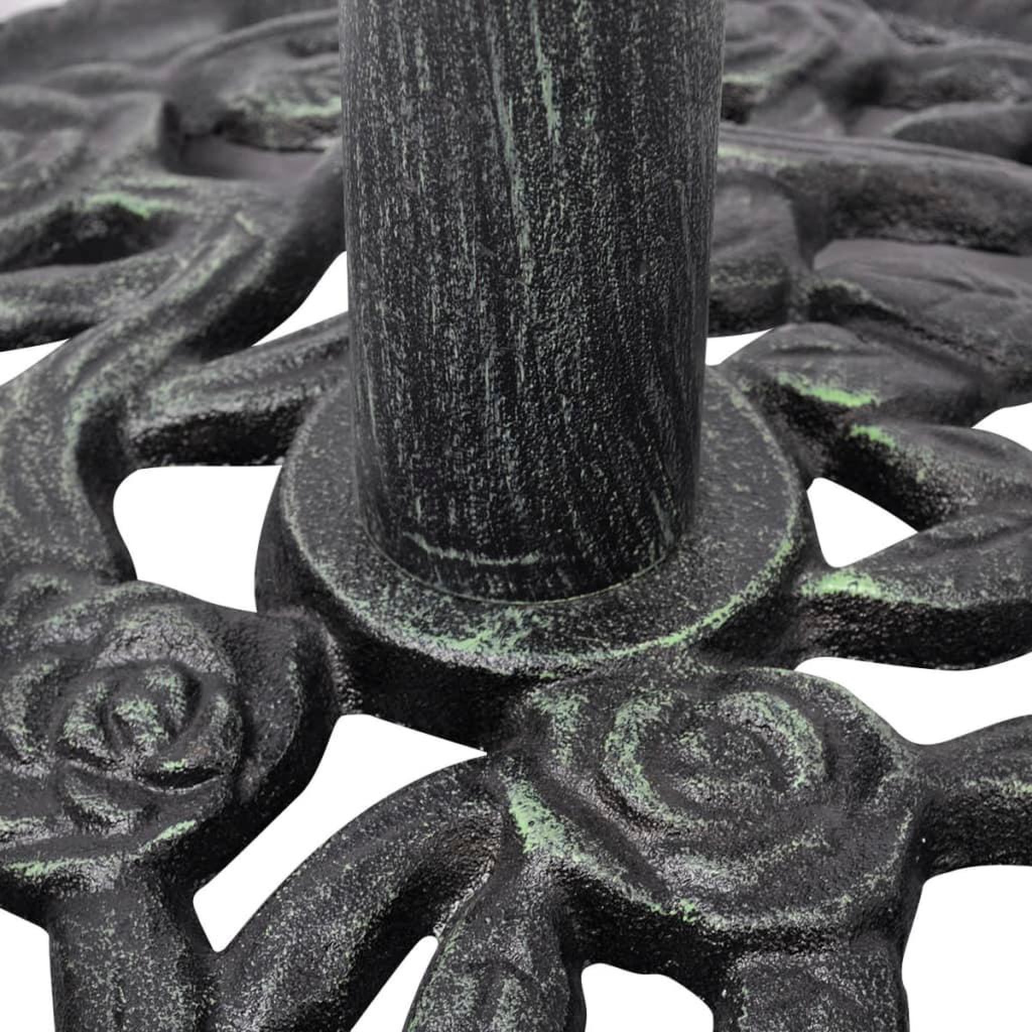 Voir la diapositive 4 : VIDAXL Socle de parasol en fonte 12 kg 48 cm