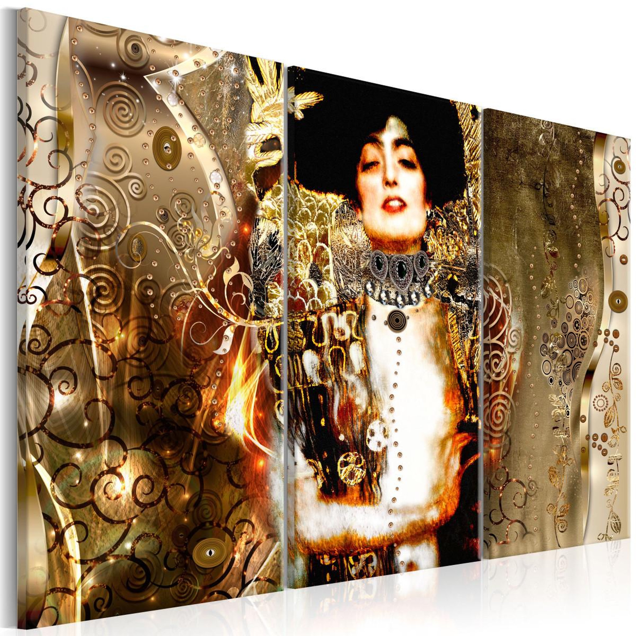 Paris Prix Tableau imprimé 3 panneaux  judith green. Coloris disponibles : Multicolore