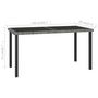 Voir la diapositive 6 : VIDAXL Ensemble a manger de jardin 7 pcs Resine tressee Gris