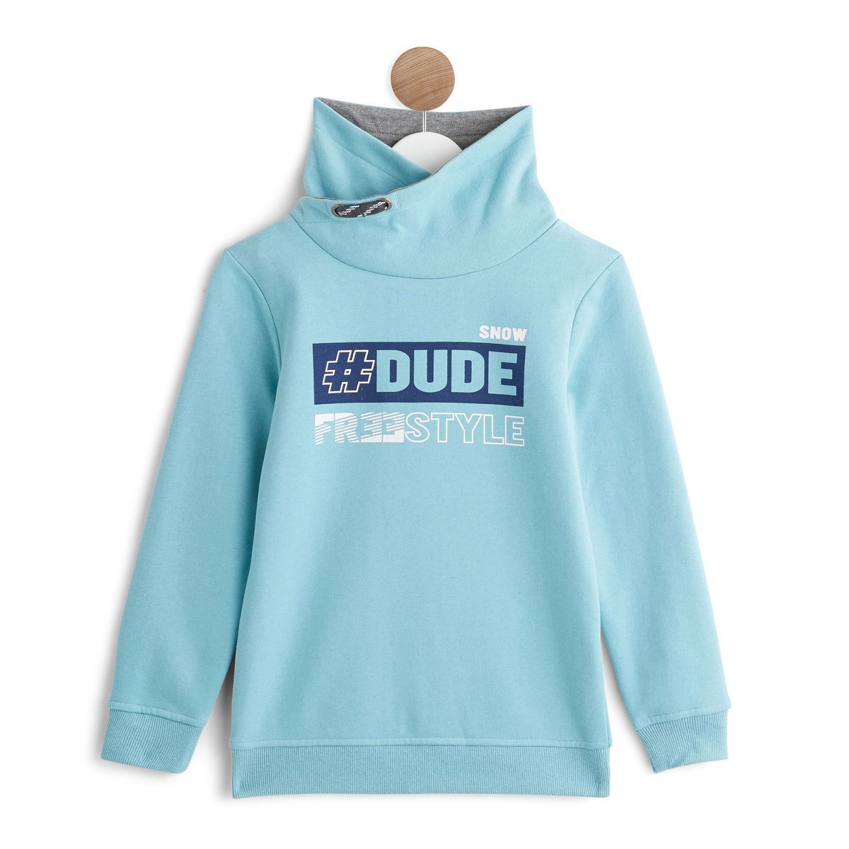 IN EXTENSO Sweat col snood garçon