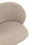 Voir la diapositive 6 : Paris Prix Chaise Pivotante Design  Gena  56cm Beige
