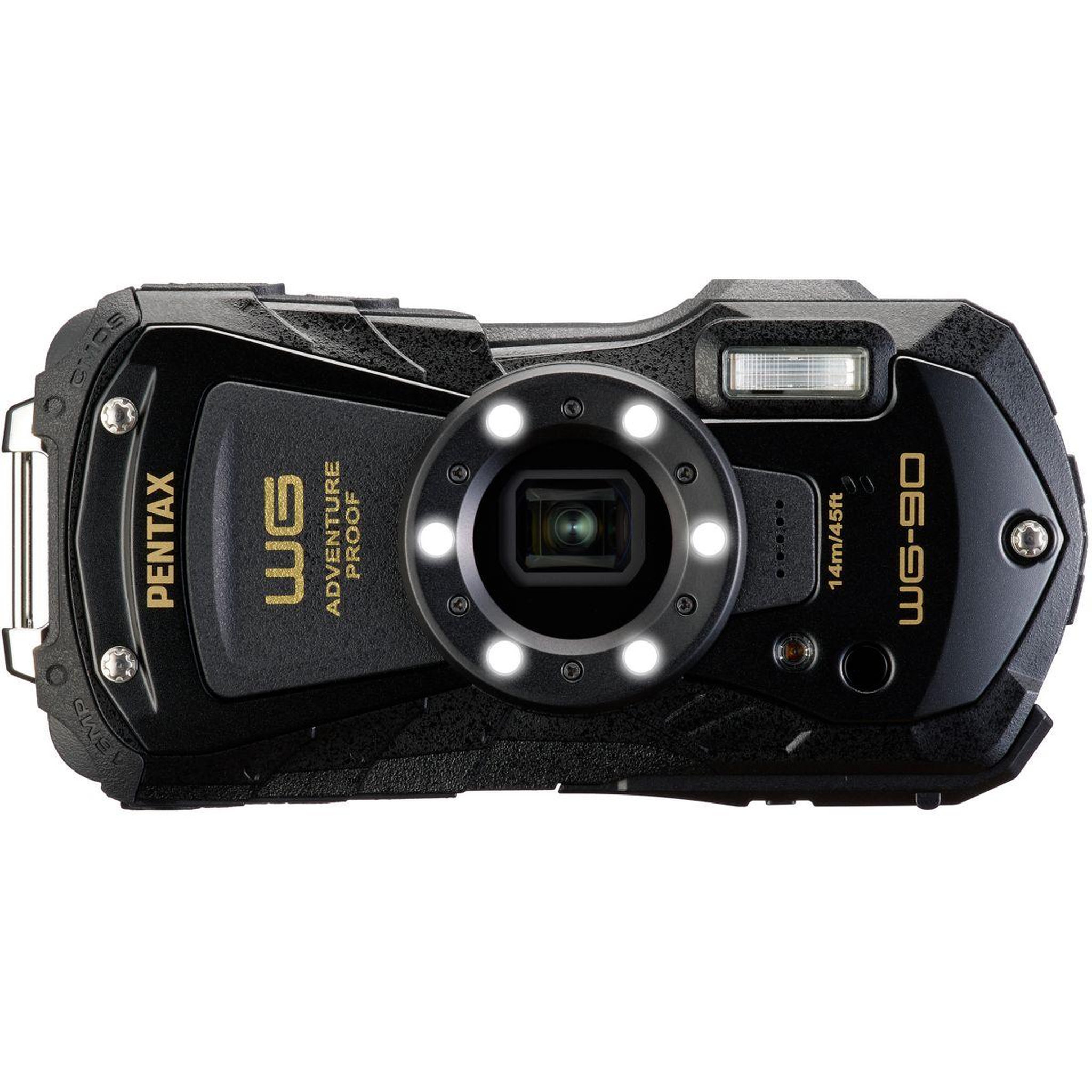 Voir la diapositive 2 : PENTAX Appareil photo Compact WG-90 Noir
