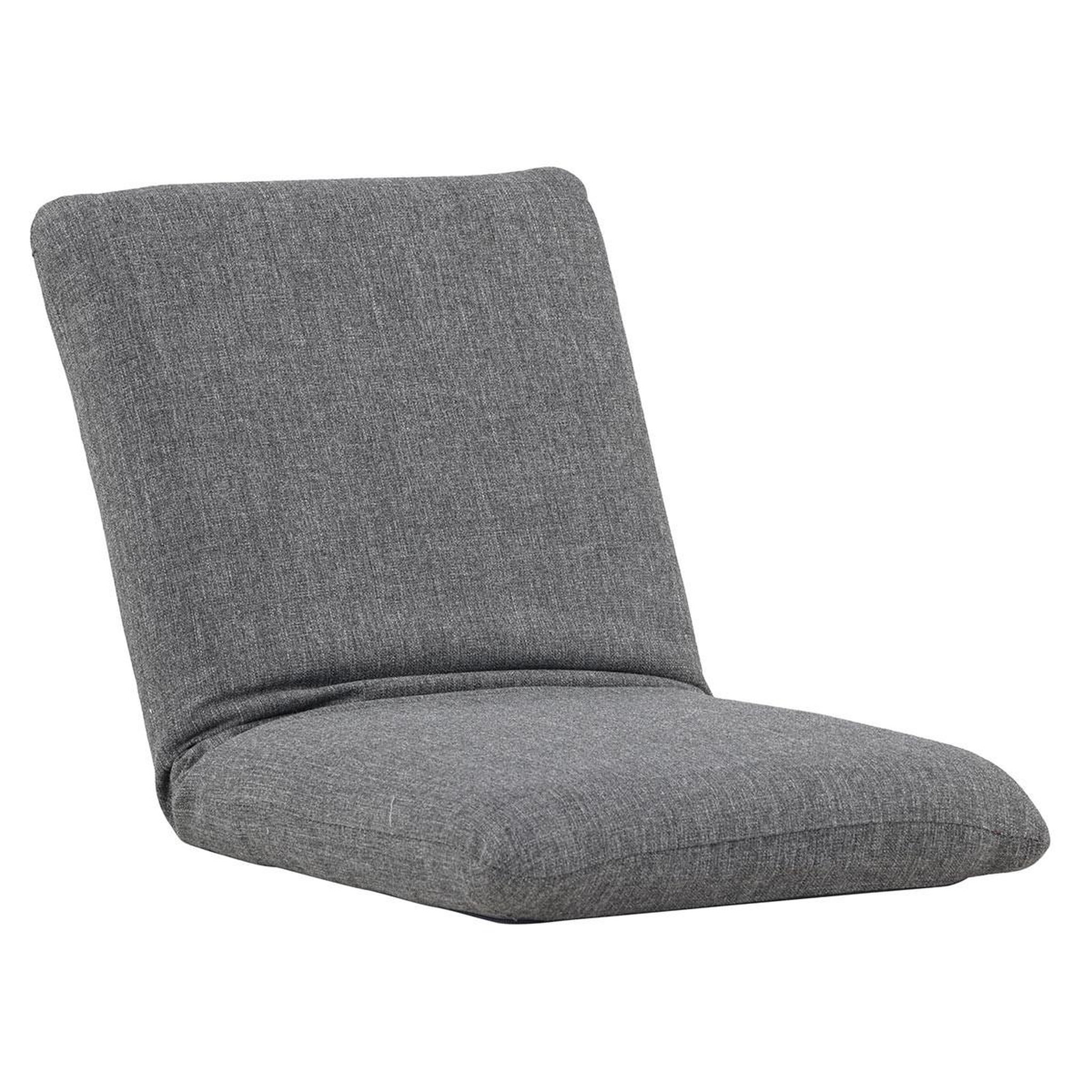 Paris Prix Chaise longue en tissu  trond  80cm gris
