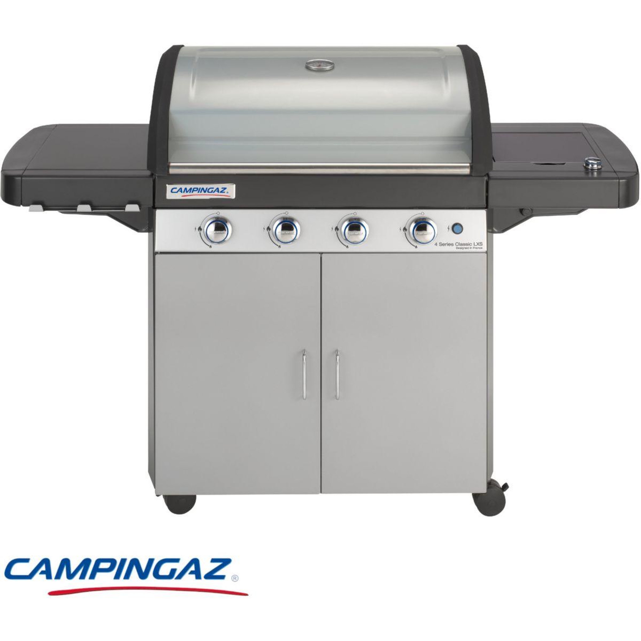 CAMPINGAZ Barbecue gaz 4 séries classic lxs inox noir 4 brûleurs sur chariot, 78x45 cm