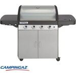 CAMPINGAZ Barbecue gaz 4 Séries Classic LXS inox noir 4 brûleurs sur chariot, 78x45 cm