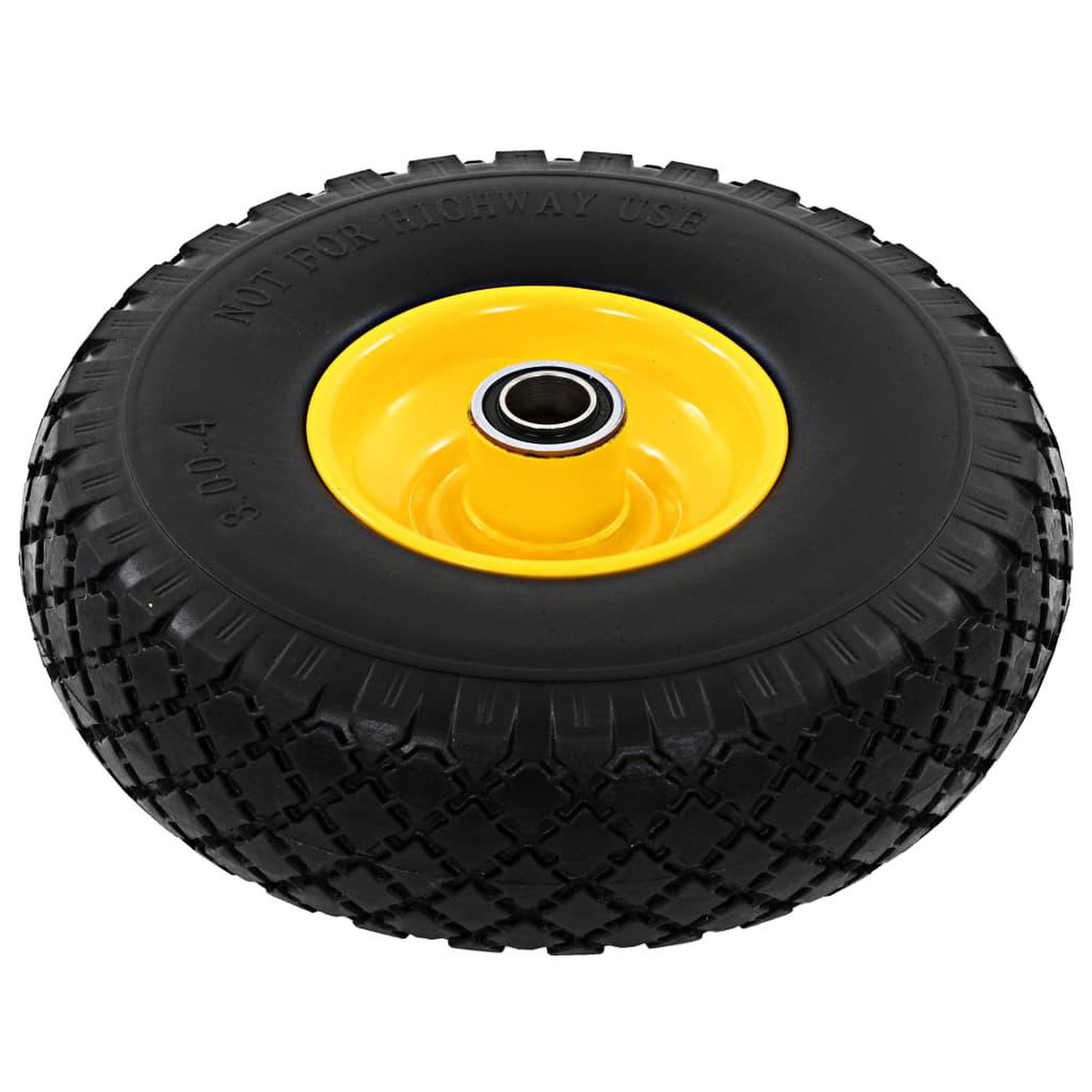 Voir la diapositive 3 : VIDAXL Roue de diable 2 pcs PU solide 3.00-4