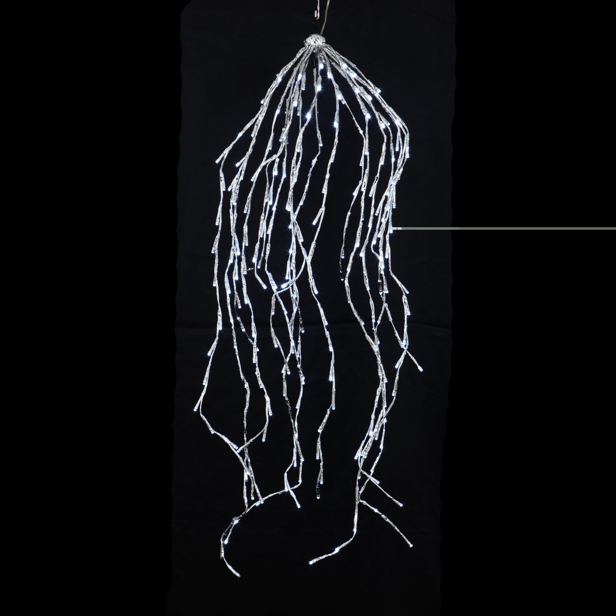 Voir la diapositive 2 : Eden Tombées lumineuses blanches 256 led blanc froid