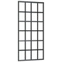 Voir la diapositive 5 : VIDAXL Porte coulissante kit de quincaillerie noir 90x205 cm verre ESG