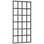 Voir la diapositive 5 : VIDAXL Porte coulissante kit de quincaillerie noir 90x205 cm verre ESG