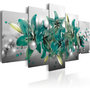 Voir la diapositive 1 : Paris Prix Tableau Imprimé  Turquoise Bouquet