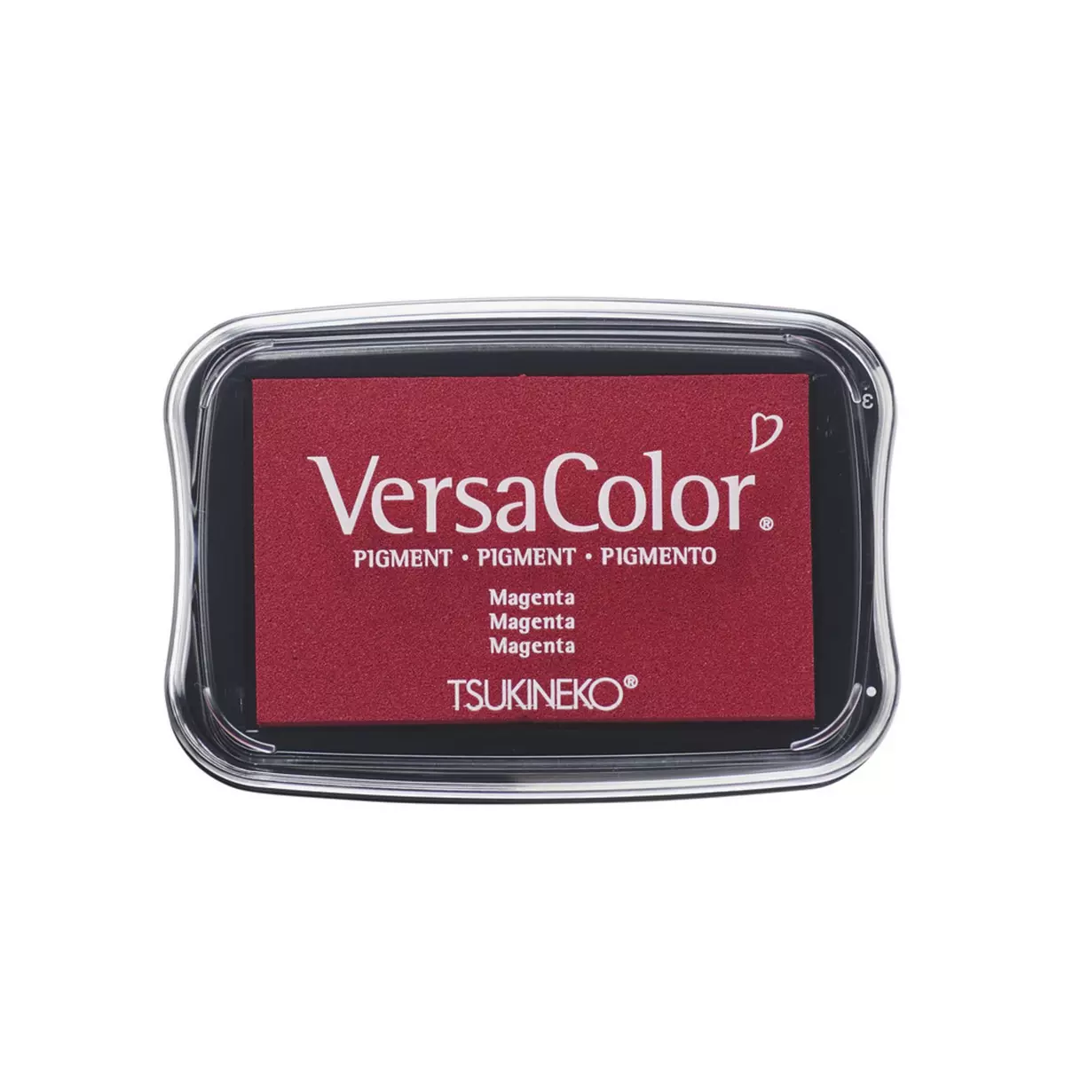Rayher Versa Color Tampon encreur pigmenté, magenta, 9,6x6,3x1,8cm