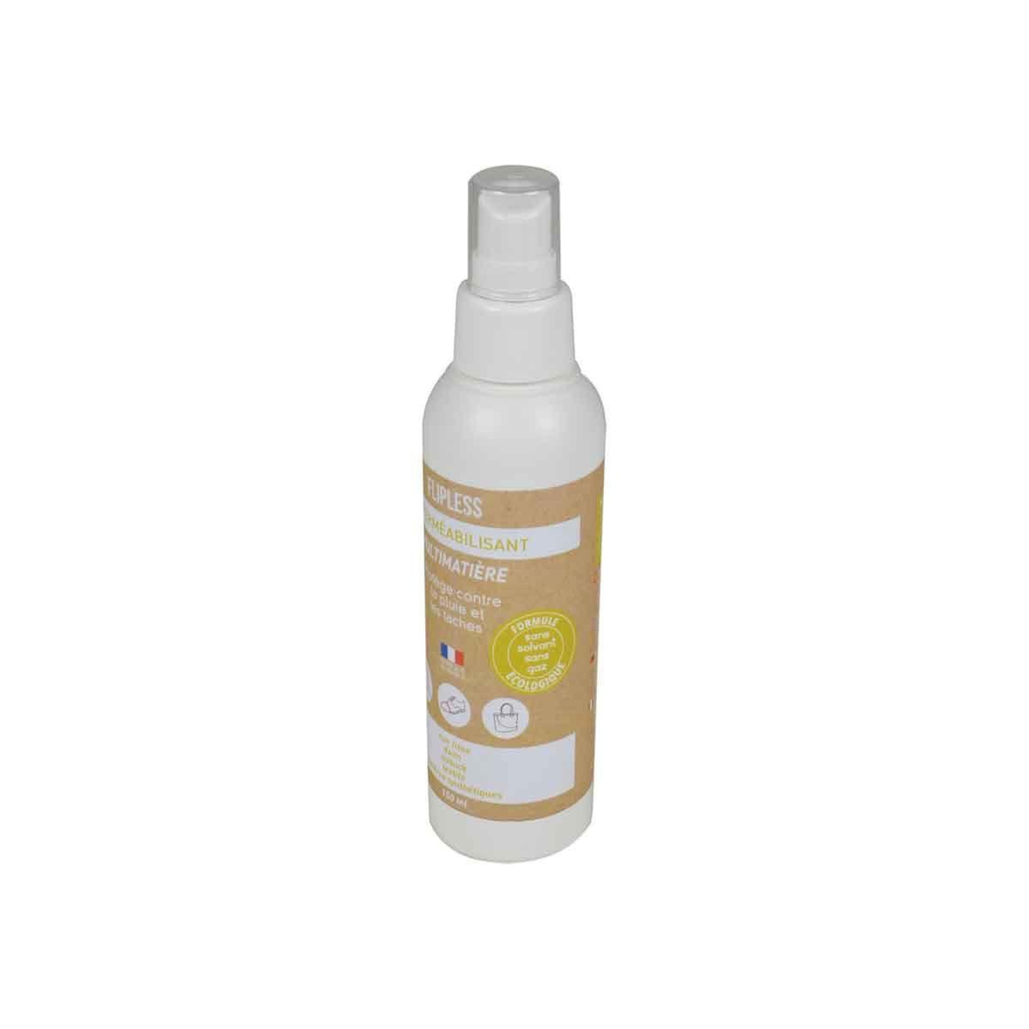Voir la diapositive 2 : FLIPLESS Imperméabilisant écologique  chaussures  150ml blanc