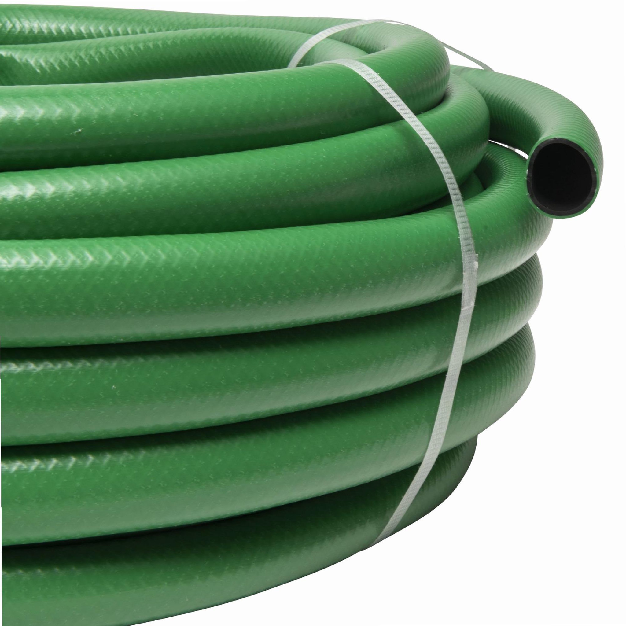 Voir la diapositive 2 : WERKAPRO Tuyau d'arrosage guipé ø25mm vert werka pro  20m