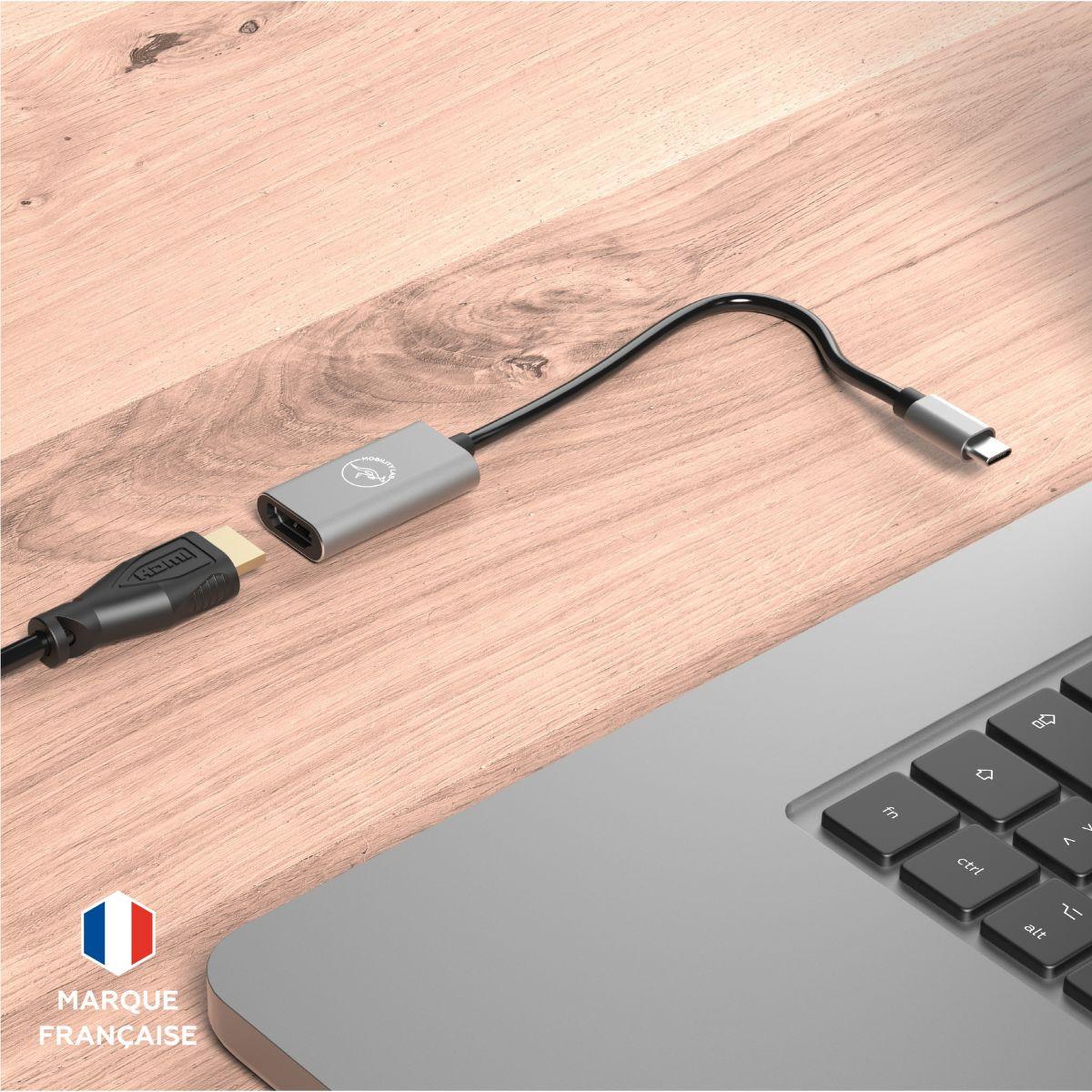 Voir la diapositive 4 : Mobility Lab Adaptateur usb-c/hdmi usb-c - hdmi 30hrz gs