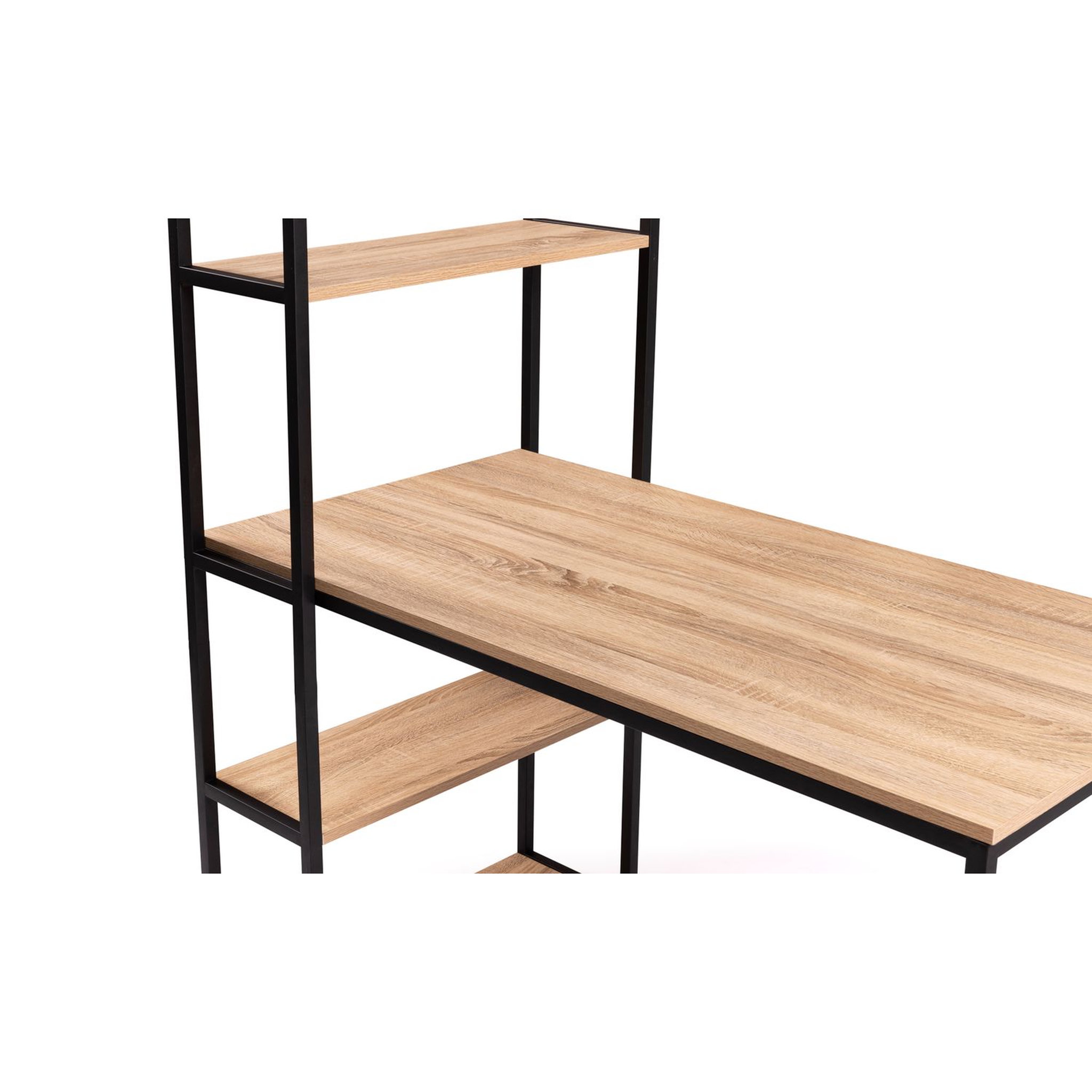 Voir la diapositive 3 : Bureau bibliothèque 2 en 1 L113 cm  HOUSTON 