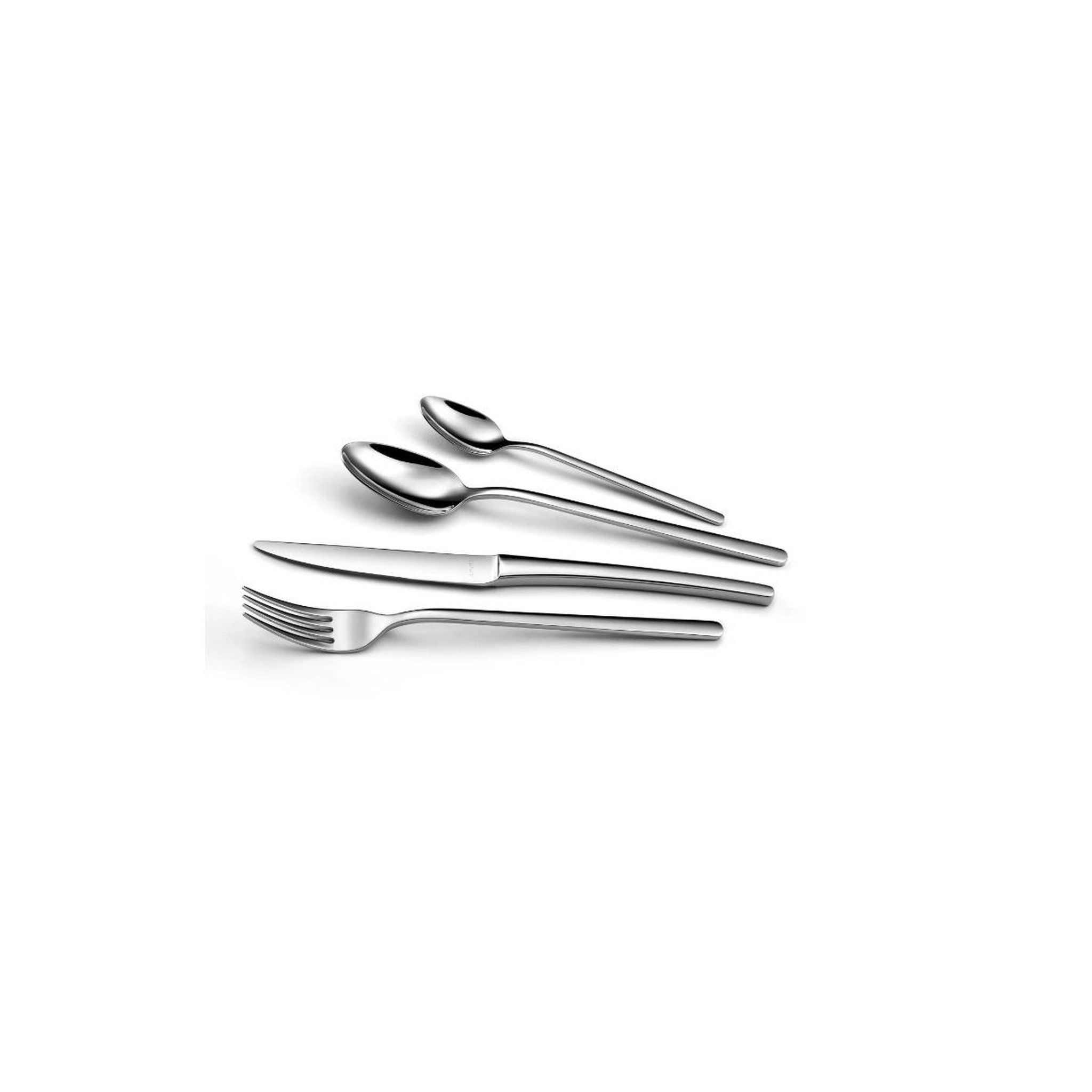 Voir la diapositive 2 : Amefa Ménagère 24 pièces inox - 834000AF11C40