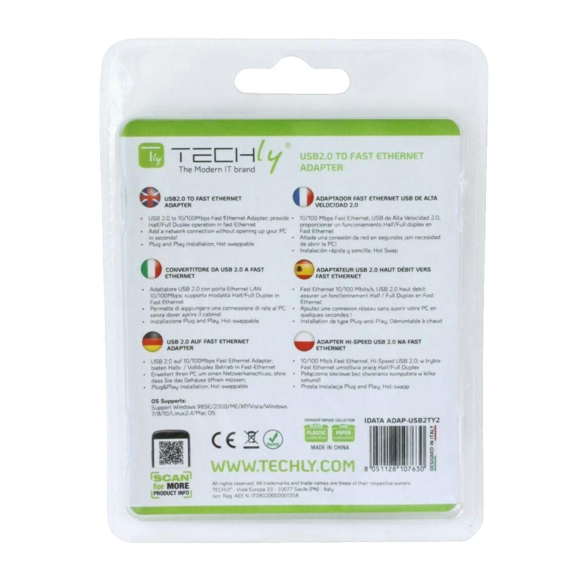 TECHLY Adaptateur USB vers Ethernet Techly blanc