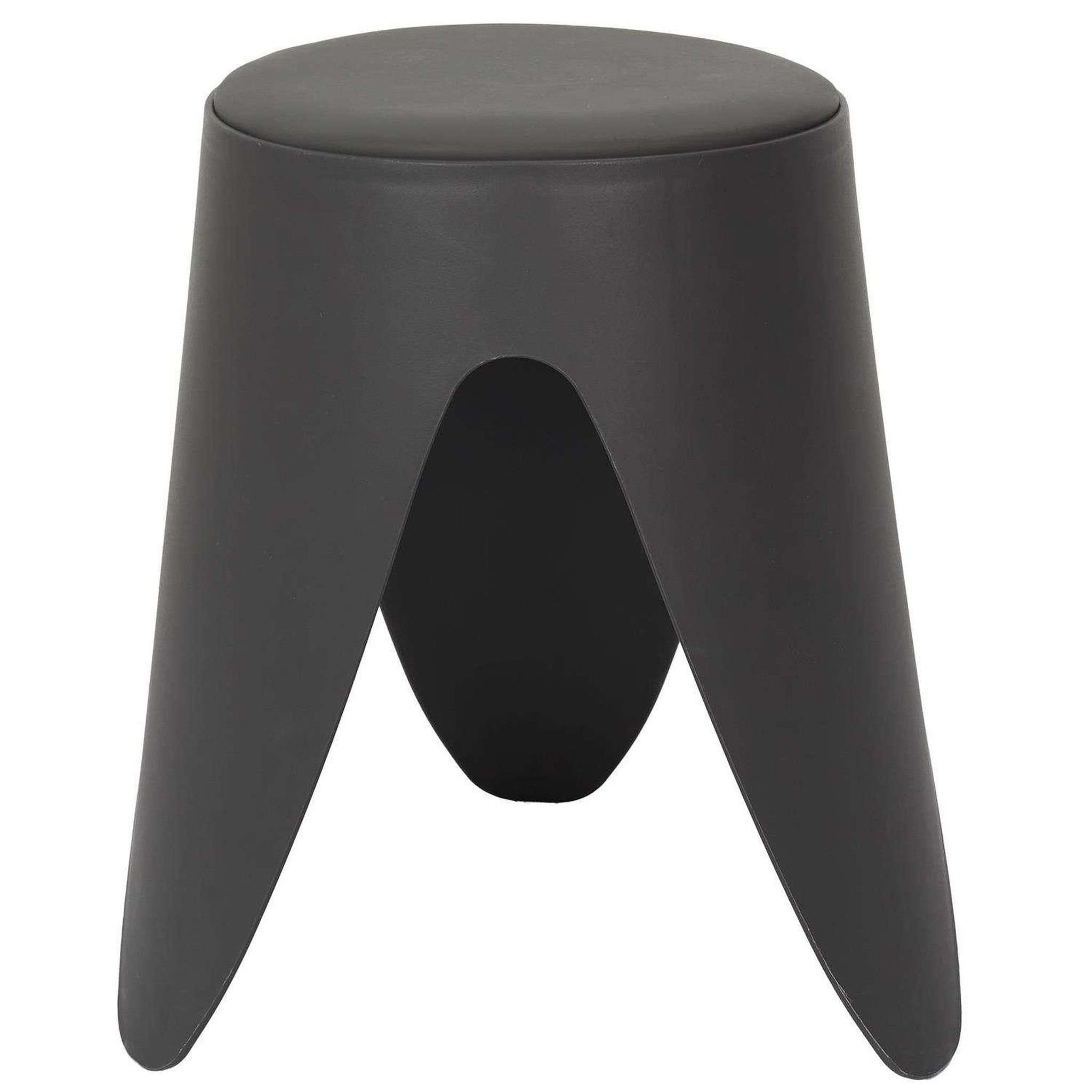 The Home Deco Factory Tabouret d'appoint empilable emma - gris