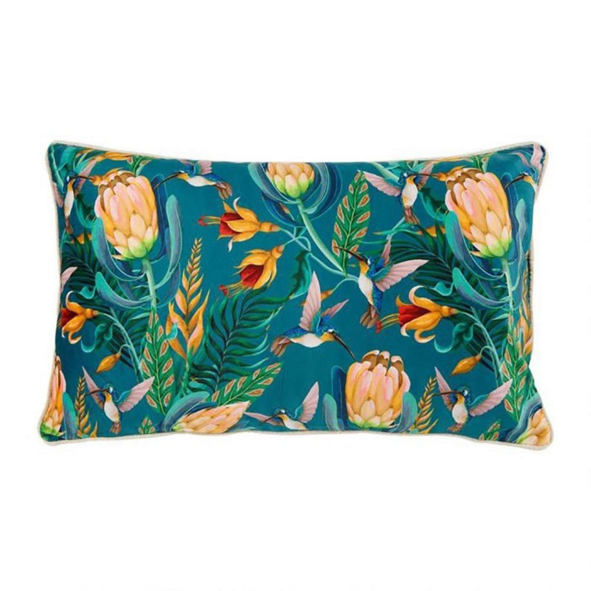 OSTARIA Housse de coussin velours 50x30 cm Jungle