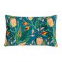 Voir la diapositive 1 : OSTARIA Housse de coussin velours 50x30 cm Jungle