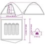 Voir la diapositive 6 : VIDAXL Tente de camping a dome 4 personnes camouflage impermeable