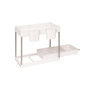 Voir la diapositive 4 : FIVE Organiseur Coulissant 2 Niveaux  Placards  40cm Beige