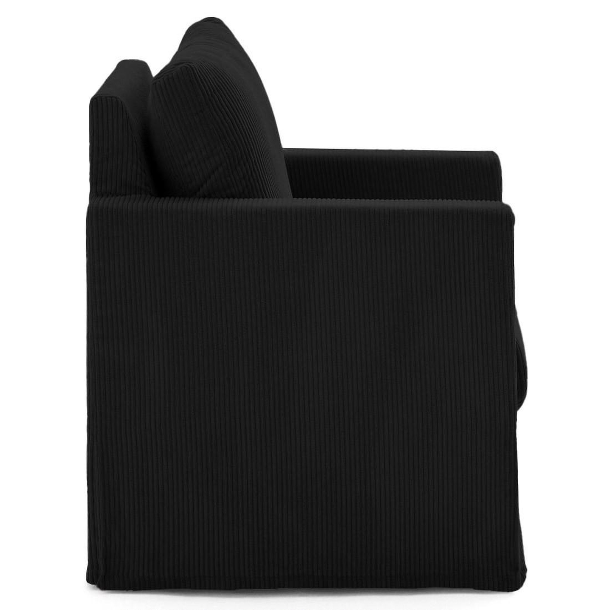 Voir la diapositive 4 : LISA DESIGN Serena - fauteuil déhoussable en velours côtelé